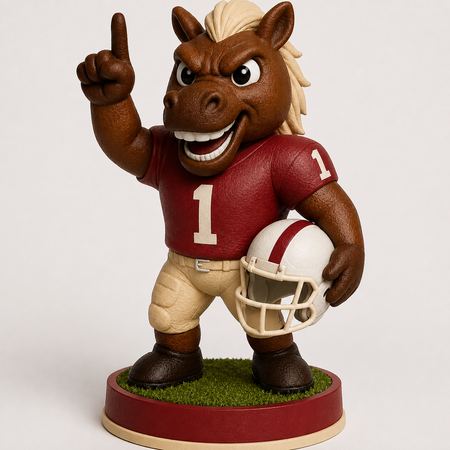 Oklahoma Sooners mascot figure