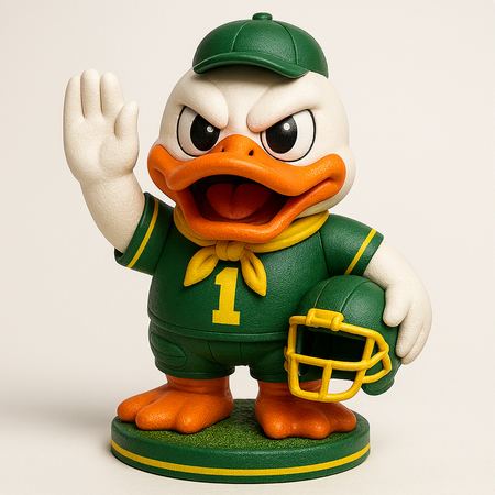 Oregon Ducks mascot figure