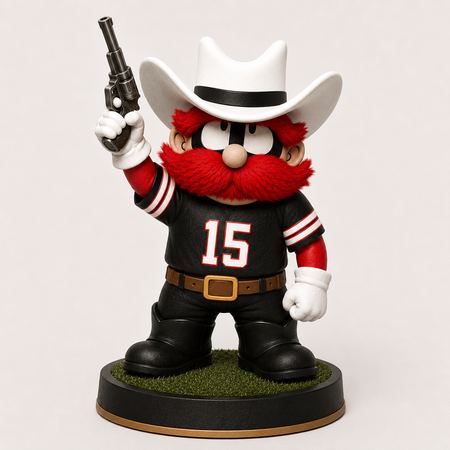 Texas Tech Red Raiders mascot figure